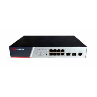 HikVision DS-3E2510P SWITCH GIGABIT FULL MANAGED 8 PORTE POE - SecurSI!