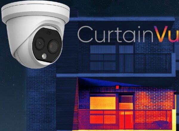 CURTAINVU DS-2TD1217-2/QA telecamera termica IP67 con doppia ottica.